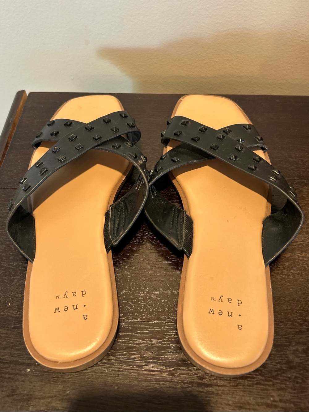 A New Day Women's Emmy Studded Crossband Sandals